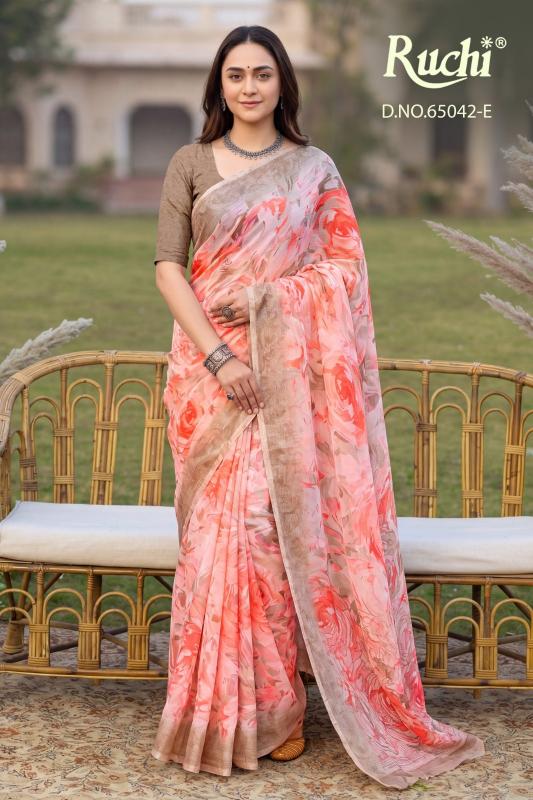 Ruchi saree designer sarees manufacturers in surat